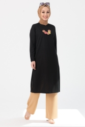 TUNIK Siyah - 3537 - TOFİSA (1)