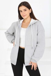 Üç İplik Şardonlu Sweat - 2059-GRI - TOFİSA (1)