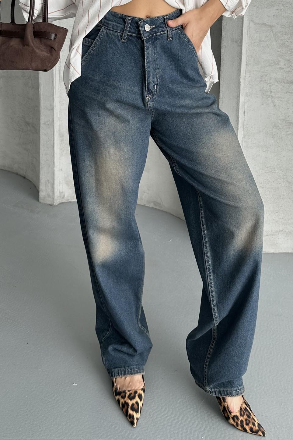 Yan Cepli Baggy Pantolon  - 27359