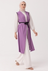 KUSAKLI YELEK Lila - 3292 - TOFİSA