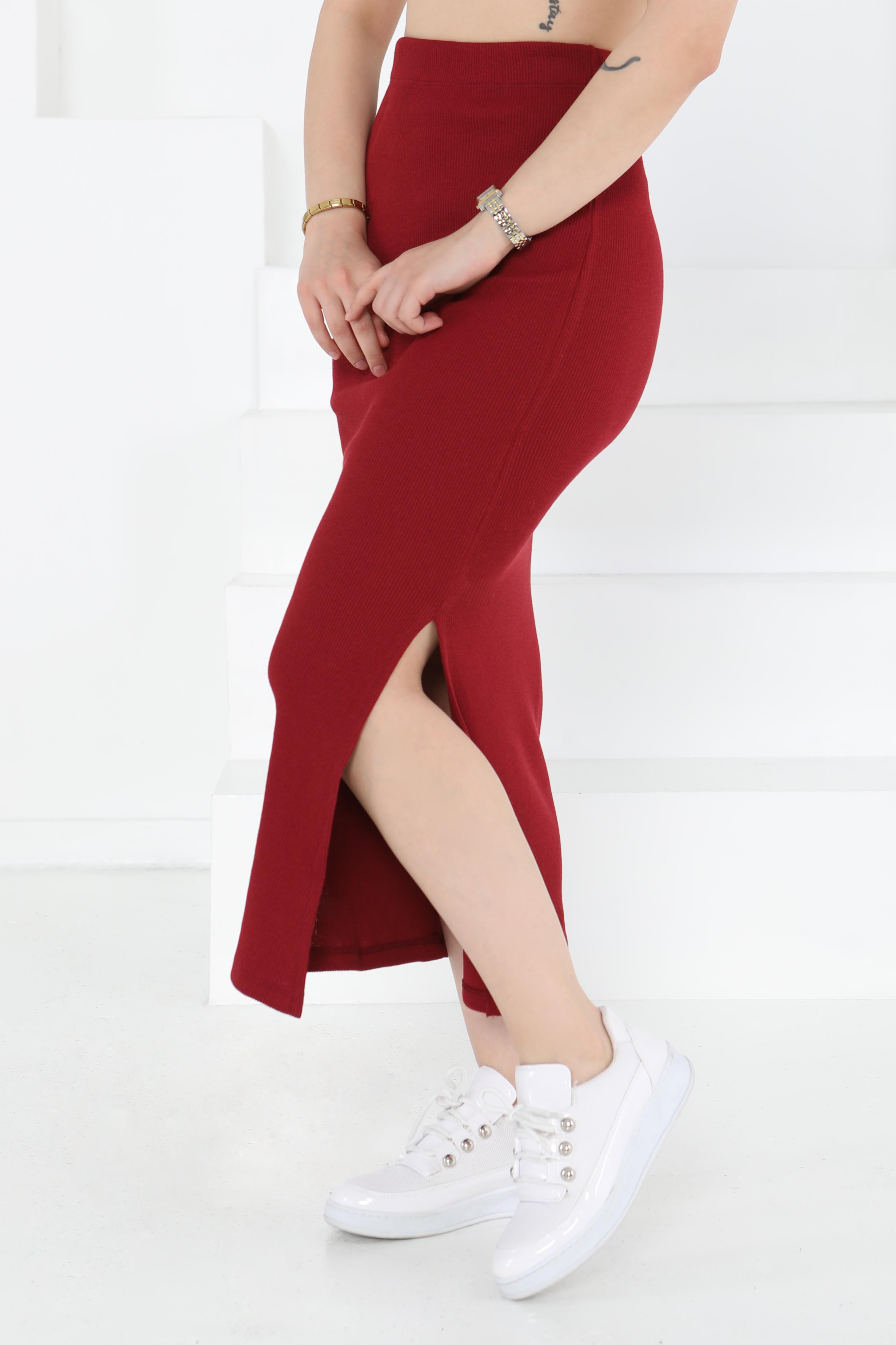 Yırtmaçlı Etek - 27233